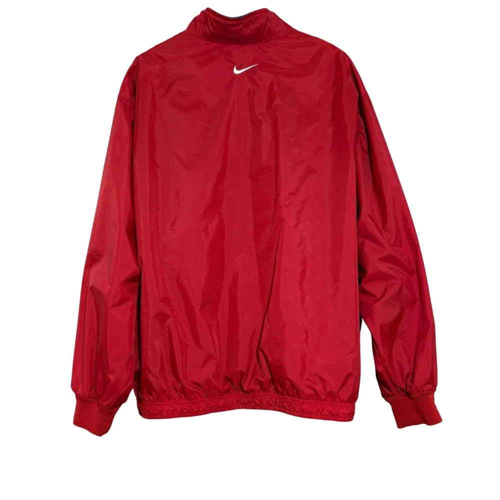 Vintage 90s Nike Jacket Men XL Red Blue White Pullover Sports Anorack